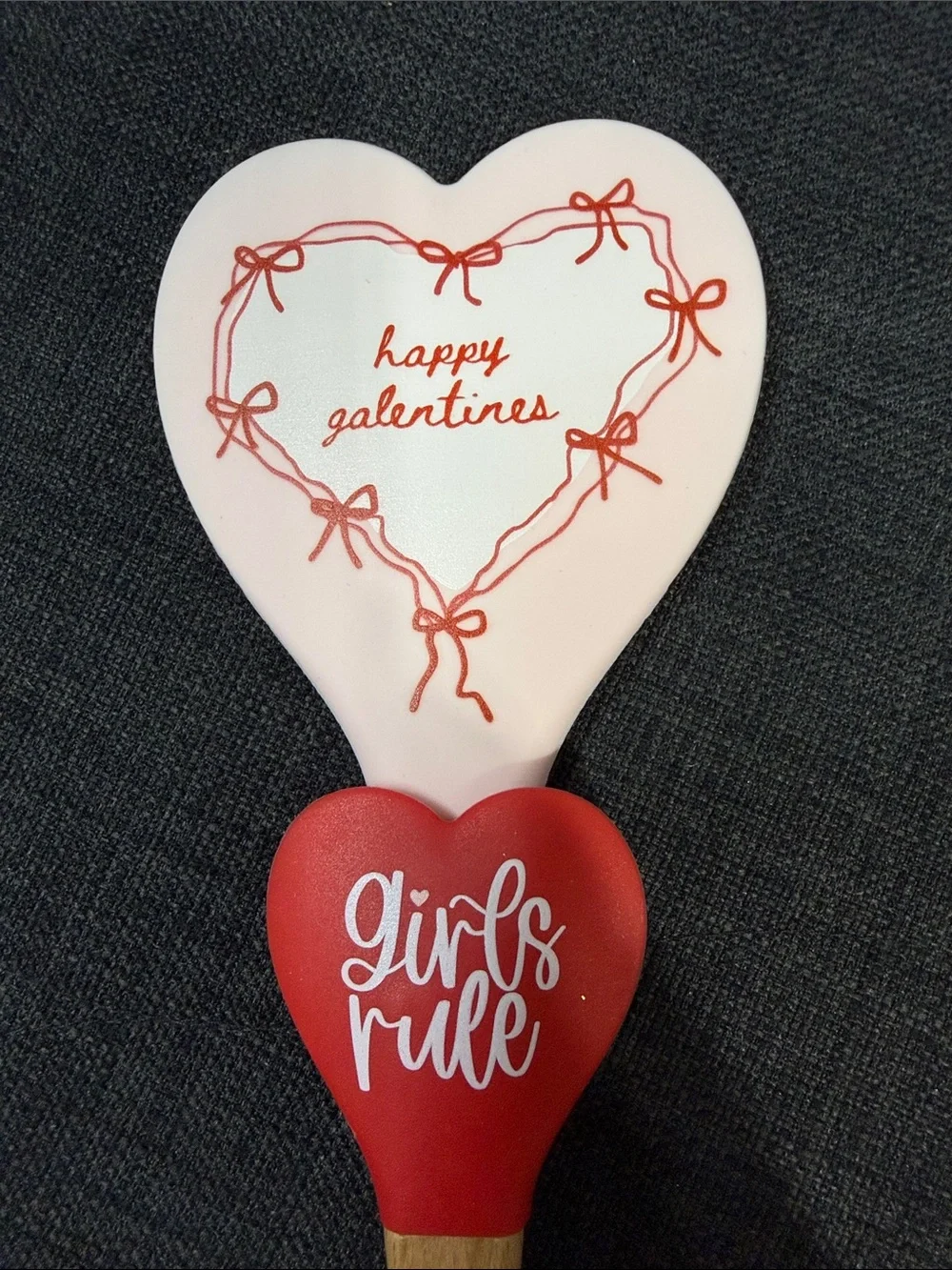 🎀 5 for $25 🎀 Heart Spatula - Pink & Red girls rule and happy galintines